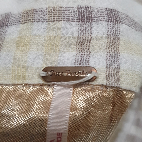 Free People Dolman Sleeve style Plaid Shirt - Picture 5 of 11